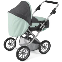BAYER CHIC 2000 Combi Poppenwagen LENI Melange Antraciet-mint 7 BAYER CHIC 2000 Combi Poppenwagen LENI Melange Antraciet-mint -Speelgoed Voor Kinderen bayer chic 2000 combi poppenwagen leni melange antraciet mint a355194 2