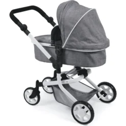 BAYER CHIC 2000 Combi-Poppenwagen MIKA Jeans Grey 7 BAYER CHIC 2000 Combi-Poppenwagen MIKA Jeans Grey -Speelgoed Voor Kinderen bayer chic 2000 combi poppenwagen mika jeans grey a242774 2