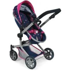 BAYER CHIC 2000 Combi Poppenwagen MIKA Stars Marine -Speelgoed Voor Kinderen bayer chic 2000 combi poppenwagen mika stars marine a271269 3