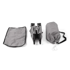 BAYER CHIC 2000 Deluxe Poppenreisbedje Melange Grijs -Speelgoed Voor Kinderen bayer chic 2000 deluxe poppenreisbedje melange grijs a355982 2