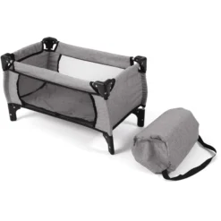 BAYER CHIC 2000 Deluxe Poppenreisbedje Melange Grijs -Speelgoed Voor Kinderen bayer chic 2000 deluxe poppenreisbedje melange grijs a355982 4