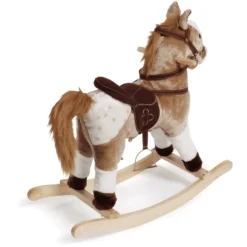 BAYER CHIC 2000 Hobbelpaard Bruin Met Witte Vlekken -Speelgoed Voor Kinderen bayer chic 2000 hobbelpaard bruin met witte vlekken a320823 2