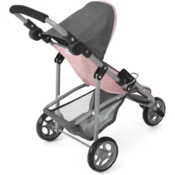 BAYER CHIC 2000 Jogging Buggy LOLA Melange Antraciet-roze -Speelgoed Voor Kinderen bayer chic 2000 jogging buggy lola melange antraciet roze a355599 2