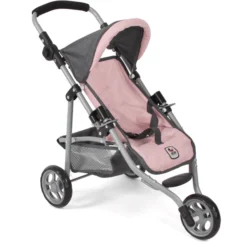 BAYER CHIC 2000 Jogging Buggy LOLA Melange Antraciet-roze -Speelgoed Voor Kinderen bayer chic 2000 jogging buggy lola melange antraciet roze a355599 3