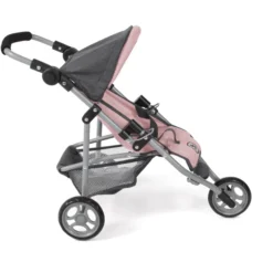 BAYER CHIC 2000 Jogging Buggy LOLA Melange Antraciet-roze -Speelgoed Voor Kinderen bayer chic 2000 jogging buggy lola melange antraciet roze a355599 4