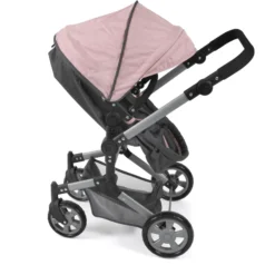 BAYER CHIC 2000 LINUS Melange Combi Poppenwagen Antraciet-roze -Speelgoed Voor Kinderen bayer chic 2000 linus melange combi poppenwagen antraciet roze a355236 4