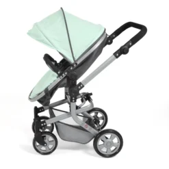 BAYER CHIC 2000 MIKA Gemêleerde Poppenwagen Antraciet-mint -Speelgoed Voor Kinderen bayer chic 2000 mika gemeleerde poppenwagen antraciet mint a355317 3