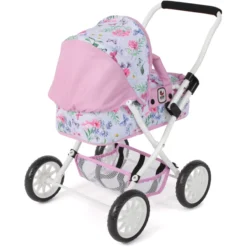 BAYER CHIC 2000 Mini Knuffel Kinderwagen SMARTY Flower -Speelgoed Voor Kinderen bayer chic 2000 mini knuffel kinderwagen smarty flower a355157 2