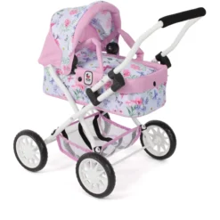 BAYER CHIC 2000 Mini Knuffel Kinderwagen SMARTY Flower -Speelgoed Voor Kinderen bayer chic 2000 mini knuffel kinderwagen smarty flower a355157 4