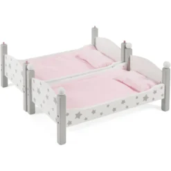 BAYER CHIC 2000 Poppen Stapelbed Stars Grijs 7 BAYER CHIC 2000 Poppen Stapelbed Stars Grijs -Speelgoed Voor Kinderen bayer chic 2000 poppen stapelbed stars grijs a296667 3