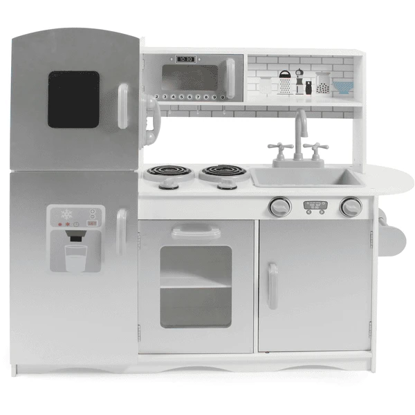 BAYER CHIC 2000 Speelkeuken Wit / Zilver 2 BAYER CHIC 2000 Speelkeuken Wit / Zilver - Afbeelding 2