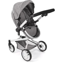 BAYER CHIC Combi Poppenwagen YOLO Grijs -Speelgoed Voor Kinderen bayer chic combi poppenwagen yolo grijs a320999 2