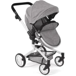 BAYER CHIC Combi Poppenwagen YOLO Grijs -Speelgoed Voor Kinderen bayer chic combi poppenwagen yolo grijs a320999 4