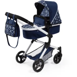 Speelgoed Voor Kinderen -Speelgoed Voor Kinderen bayer design combi poppenwagen neo vario blauw met hartjes a295785 1