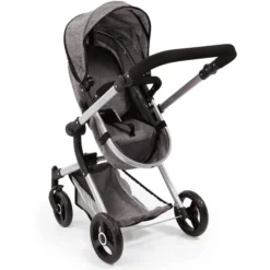 Bayer Design Combi Poppenwagen Vario Grijs -Speelgoed Voor Kinderen bayer design combi poppenwagen vario grijs a277638 3