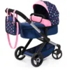 Bayer Design Combi Poppenwagen Xeo Blauw/Roze