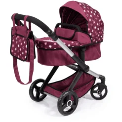 Speelgoed Voor Kinderen 17 Bayer Design Combi Poppenwagen Xeo Bordeaux