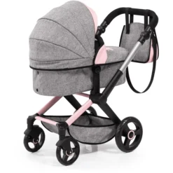 Bayer Design Combi Poppenwagen Xeo Grijs/Roze 7 Bayer Design Combi Poppenwagen Xeo Grijs/Roze -Speelgoed Voor Kinderen bayer design combi poppenwagen xeo grijs roze a372066 2