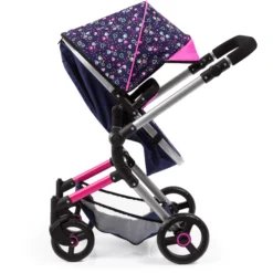 Bayer Design Combinatie Poppenwagen Vario Harten Blauw/roze Met Harten En Zeemeermin -Speelgoed Voor Kinderen bayer design combinatie poppenwagen vario harten blauw roze met harten en zeemeermin a295748 3