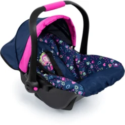 Bayer Design Poppen Autostoel Met Dak Blauw, Met Zeemeermin -Speelgoed Voor Kinderen bayer design poppen autostoel met dak blauw met zeemeermin a313531 2