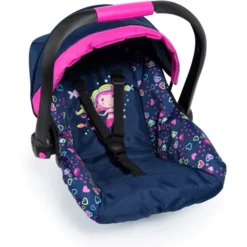 Bayer Design Poppen Autostoel Met Dak Blauw, Met Zeemeermin -Speelgoed Voor Kinderen bayer design poppen autostoel met dak blauw met zeemeermin a313531 3