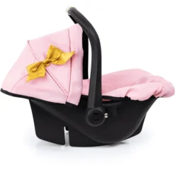 Bayer Design Poppen Autostoel Met Dak, Roze/goud -Speelgoed Voor Kinderen bayer design poppen autostoel met dak roze goud a313539 4