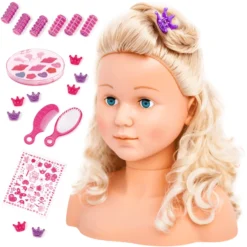 Bayer Design Styling Hoofd Super Model 27 Cm Met Cosmetica