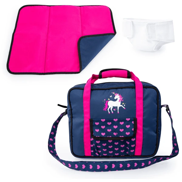 Bayer Design Verzorgingstas Blauw, Met Eenhoorn 1 Bayer Design Verzorgingstas Blauw, Met Eenhoorn