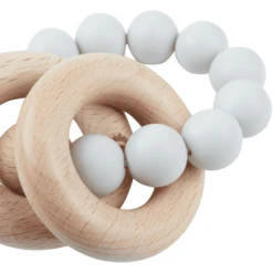 Bieco Bijtring Met Siliconenketting Grijs -Speelgoed Voor Kinderen bieco bijtring met siliconenketting grijs a304429 4