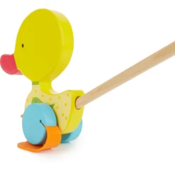 BIECO Loopstok Wacheleend, Geel -Speelgoed Voor Kinderen bieco loopstok wacheleend geel a080280 2