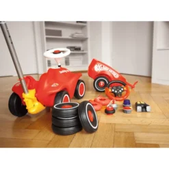 BIG Bobby Aanhanger / Car Trailer Classic Rood -Speelgoed Voor Kinderen big bobby aanhanger car trailer classic rood a006496 4