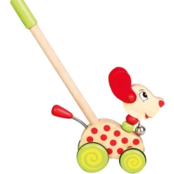 Bino Duwwiel, Hond -Speelgoed Voor Kinderen bino duwwiel hond a360306 3