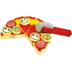 BINO Pizza In Partjes -Speelgoed Voor Kinderen bino pizza in partjes a024162 2