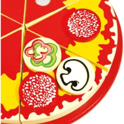 BINO Pizza In Partjes -Speelgoed Voor Kinderen bino pizza in partjes a024162 4
