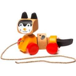 Cubika Katten Trekspeelgoed -Speelgoed Voor Kinderen cubika katten trekspeelgoed a345410 3