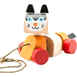 Cubika Katten Trekspeelgoed -Speelgoed Voor Kinderen cubika katten trekspeelgoed a345410 4