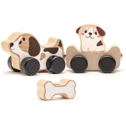 Cubika Toys Houten Speelgoed "Slimme Puppies