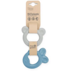 Dantoy Kleine BIO Bijtring Blauw 2 Stuks -Speelgoed Voor Kinderen dantoy kleine bio bijtring blauw 2 stuks a312227 2