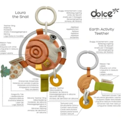 Dolce Earth Laura De Slak -Speelgoed Voor Kinderen dolce earth laura de slak a373850 3