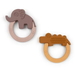 Done By Deer ™ 2-pack Herten Friends Mosterdgeel/roze -Speelgoed Voor Kinderen done by deer 2 pack herten friends mosterdgeel roze a332296 4