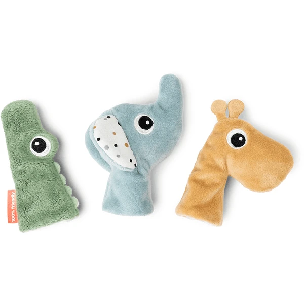 Done By Deer ™ Vingerpoppenset 3 Stuks Herten Friends Kleurenmix 2 Done By Deer ™ Vingerpoppenset 3 Stuks Herten Friends Kleurenmix - Afbeelding 2