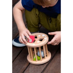 EverEarth Ever Earth ® Pull-along Recycling Truck - Pastel 9 EverEarth Ever Earth ® Pull-along Recycling Truck - Pastel -Speelgoed Voor Kinderen ever earth pull along recycling truck pastel a415218 4