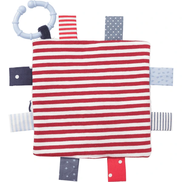 Fehn® Ocean Club Knisperdoek Teddy Met Ring 2 Fehn® Ocean Club Knisperdoek Teddy Met Ring - Afbeelding 2