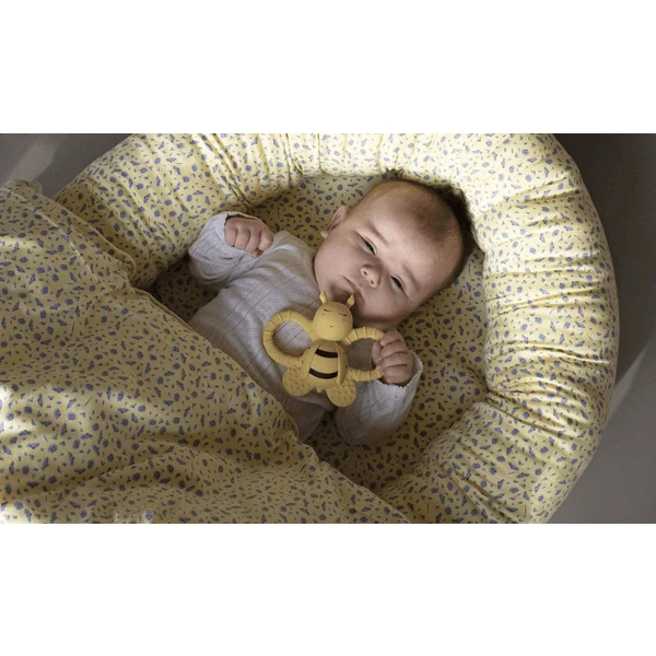 Filibabba Bijtring Bella De Bij Natuurlijk Rubber - Bleke Banaan 2 Filibabba Bijtring Bella De Bij Natuurlijk Rubber - Bleke Banaan - Afbeelding 2