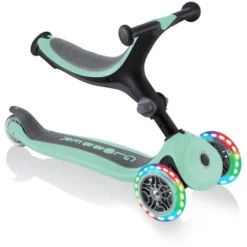 GLOBBER GO-UP FOLDABLE LIGHT S Mint - Met Verlichte Wielen -Speelgoed Voor Kinderen globber go up foldable light s mint met verlichte wielen a315701 4