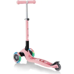 GLOBBER JUNIOR FOLDABLE FANTASY LIGHT S Pastel Roze- Flower S, Met Verlichte Wielen -Speelgoed Voor Kinderen globber junior foldable fantasy light s pastel roze flower s met verlichte wielen a353124 2
