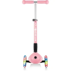 GLOBBER JUNIOR FOLDABLE FANTASY LIGHT S Pastel Roze- Flower S, Met Verlichte Wielen -Speelgoed Voor Kinderen globber junior foldable fantasy light s pastel roze flower s met verlichte wielen a353124 4