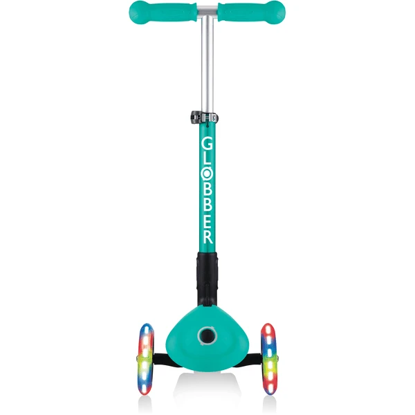 GLOBBER JUNIOR FOLDABLE LIGHT S Turkoois, Met Verlichte Wielen 5 GLOBBER JUNIOR FOLDABLE LIGHT S Turkoois, Met Verlichte Wielen - Afbeelding 5