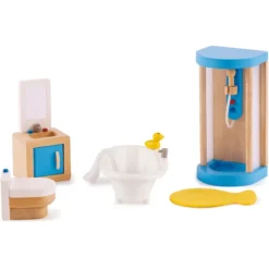 HAPE Badkamer 7-delig -Speelgoed Voor Kinderen hape badkamer 7 delig a080155 4