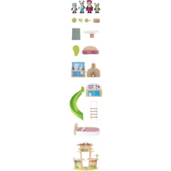 Hape Het Bamboehuis Van Panda's - Green Planet Explore Rs -Speelgoed Voor Kinderen hape het bamboehuis van pandas green planet explore rs a391196 3